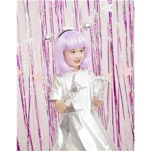 キッズ コスプレ衣装/コスチューム 【キュートエイリアン 120cm】 ポリエステル 〔ハロウィン パーティー 発表会〕