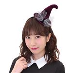 コスプレ衣装/コスチューム 【ロイヤルウィッチカチューシャ パープル】 ポリエステル 〔ハロウィン パーティー 宴会〕