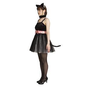 コスプレ衣装/コスチューム 【リバーシブル ブラックキャット&ホワイトキティ】 ポリエステル 〔ハロウィン パーティー 宴会〕 コスプレ衣装/コスチューム 【リバーシブル ブラックキャット&ホワイトキティ】 ポリエステル 〔ハロウィン パーティー 宴会〕