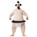 コスプレ衣装／コスチューム California Costumes SUMO WRESTLER ／ ADULT 【ボディスーツ・ヘッドピース】