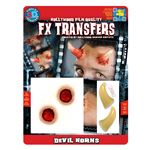 コスプレ衣装／コスチューム Tinsley Transfers Devil Horns 装飾メイクシール