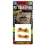 コスプレ衣装／コスチューム Tinsley Transfers Zombie Lips 装飾メイクシール