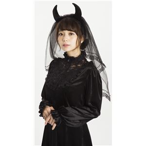 コスプレ衣装/コスチューム 【ベール付きデビルカチューシャ】 ポリエステル 『セレクトコス』 〔ハロウィン 宴会〕 コスプレ衣装/コスチューム 【ベール付きデビルカチューシャ】 ポリエステル 『セレクトコス』 〔ハロウィン 宴会〕