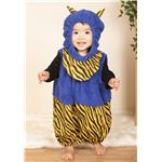 コスプレ衣装/コスチューム 【マシュマロ青鬼 ベビー用】 80/1〜2歳目安 ワンピースタイプ 〔イベント ハロウィン パーティー〕