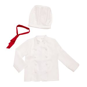 コスプレ衣装/コスチューム 【コックさん 120cmサイズ】 子供用 ハロウィン おままごと お遊戯会 『キッズジョブ』