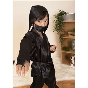 コスプレ衣装/コスチューム 【忍者 120cmサイズ】 子供用 ハロウィン おままごと お遊戯会 『キッズジョブ』