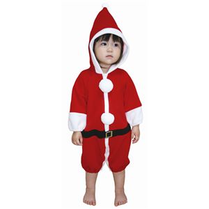 【2010年クリスマス向け】サンタカバーオール 子供80