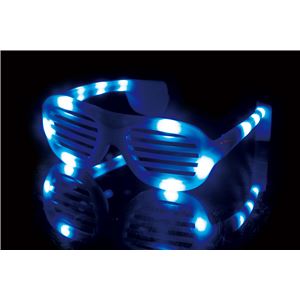 ELEX（エレクトリック イーエックス）光るサングラス 青 - 拡大画像