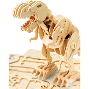 木製パズルラジコン ROBOTIME IRC（赤外線コントロール） T-REX