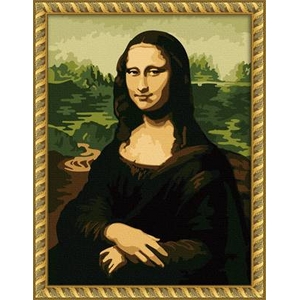 名画の塗絵セット モナリザ（ダビンチ）