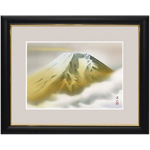 富士山水　『黄金富士』　【大】