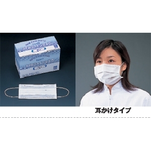 業務用NEWファインマスク2PLY（耳かけタイプ）100枚入×2個（計200枚） - 拡大画像