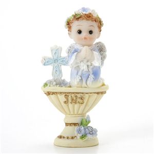天使の置物「ANGEL BABY」(ペア・水晶チップセット) 写真2