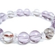 ローズアメジスト＆レッドルチル六芒星ブレスレット - 縮小画像1