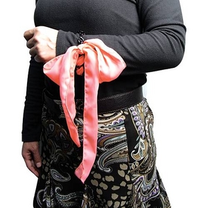 スカーフブレス（シフォン・ピンク）