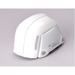 防災用折りたたみヘルメット BLOOM（ホワイト）【防災ヘルメット】 - 拡大画像