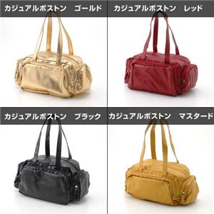DIVABBRACCI(ディーバブラッチ) カジュアルバッグ AL-04/カジュアルボストン ブラック - 拡大画像