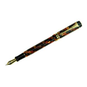 PARKER（パーカー） デュオフォールド チェックアンバー GT センテ 万年筆 ペン先 XF（極細）