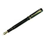 PARKER（パーカー） デュオフォールド ブラック GT センテ 万年筆 ペン先 M（中字）