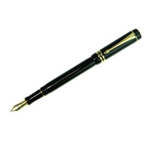 PARKER（パーカー） デュオフォールド ブラック GT インター 万年筆 ペン先 B（太字）