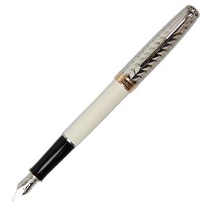 PARKER（パーカー） ソネットオリジナル メタル＆パールCT 万年筆 ペン先 M（中字）
