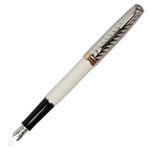 PARKER（パーカー） ソネットオリジナル メタル＆パールCT 万年筆 ペン先 M（中字）