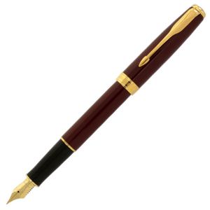 PARKER（パーカー） ソネットオリジナル レッドGT 万年筆 ペン先 F（細字）