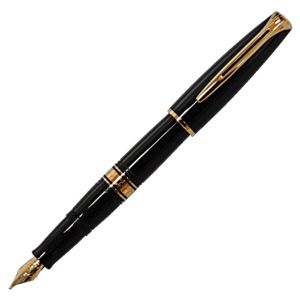 WATERMAN（ウォーターマン） チャールストン エボニーブラックGT 万年筆 （ペン先 F：細）
