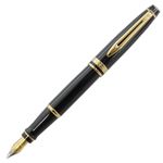 WATERMAN（ウォーターマン） エキスパートエッセンシャル ブラックGT 万年筆（ペン先 EF：極細）