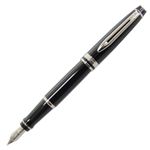 WATERMAN（ウォーターマン） エキスパートエッセンシャル ブラックCT 万年筆（ペン先 M：中字）