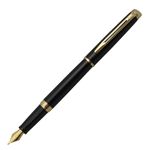 WATERMAN（ウォーターマン） メトロポリタンエッセンシャル ブラックGT 万年筆 （ペン先 F：細）