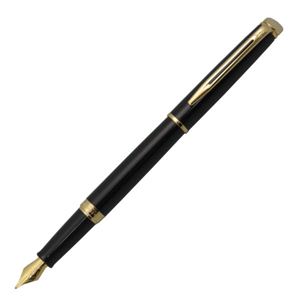 WATERMAN（ウォーターマン） メトロポリタンエッセンシャル ブラックGT 万年筆 （ペン先 M：中字）