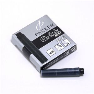 PARKER（パーカー） ミニカートリッジインク ブラック（6本入り）