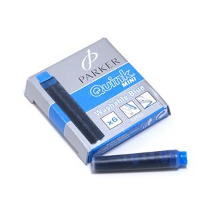 PARKER（パーカー） ミニカートリッジインク ウォッシャブルー（6本入り）
