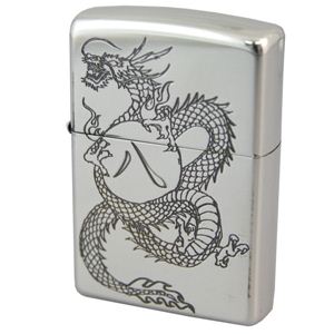 ZIPPO（ジッポ） DORAGON 銀メッキ marukai2si8ryu シルバー