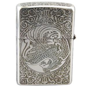 ZIPPO（ジッポ） PHOENIX 銀メッキいぶし仕上げ 5面加工 marukai2sienp シルバー
