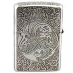 ZIPPO（ジッポ） PHOENIX 銀メッキいぶし仕上げ 5面加工 marukai2sienp シルバー