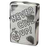 ZIPPO（ジッポ） FUNNY SKULL 銀メッキ ユーズド仕上げ marukai2udsnever シルバー