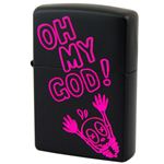 ZIPPO（ジッポ） FUNNY SKULL マットブラック marukai2bkomg ブラック