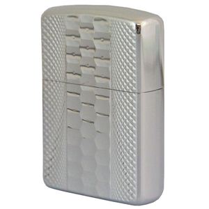 ZIPPO（ジッポ） ARMORモデル ENGRAVE 銀メッキ 両面加工 marukai162sbc2 シルバー