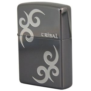 ZIPPO（ジッポ） TRIBAL 黒ニッケルメッキ marukai2bntr6 ブラック