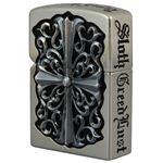 ZIPPO（ジッポ） Metal Jarket 5面エッチング メタル張り marukai2fmjcros シルバー