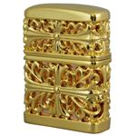 ZIPPO（ジッポ） Metal Jarket 金メッキ鏡面 marukai2pmjcro ゴールド