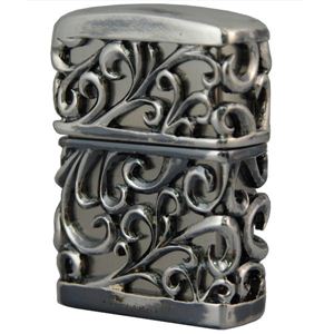ZIPPO（ジッポ） Metal Jarket 銀メッキイブシ marukai2simjdevil シルバー