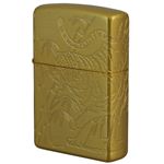 ZIPPO（ジッポ） 龍驤虎視 金メッキ 4面連続加工 marukai2g4tg ゴールド