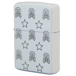 ZIPPO（ジッポ） SKULL＆STAR 白塗装ベース marukai2aspsklmono ホワイト