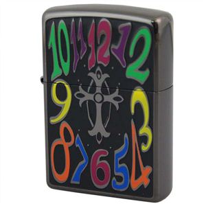 ZIPPO（ジッポ） EDDY DIAL EDD-A 黒ニッケル＆エッチング＆ペイント lightecedda ブラック