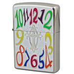 ZIPPO（ジッポ） EDDY DIAL EDD-B ニッケル鏡面＆エッチング＆ペイント lighteceddb ホワイト