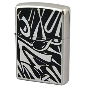 ZIPPO（ジッポ） STUFF TIME STT-A ニッケル鏡面＆エッチング＆ペイント lightecstta ブラック