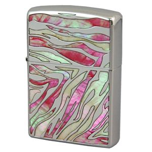 ZIPPO（ジッポ） SAFARI SFR-ZB ニッケル鏡面＆エッチング＆シェル lightecsfrzb シルバー